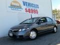 Polished Metal Metallic 2009 Honda Civic Hybrid Sedan
