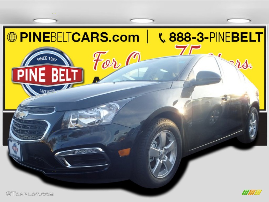 2015 Cruze LT - Black Granite Metallic / Jet Black/Medium Titanium photo #1