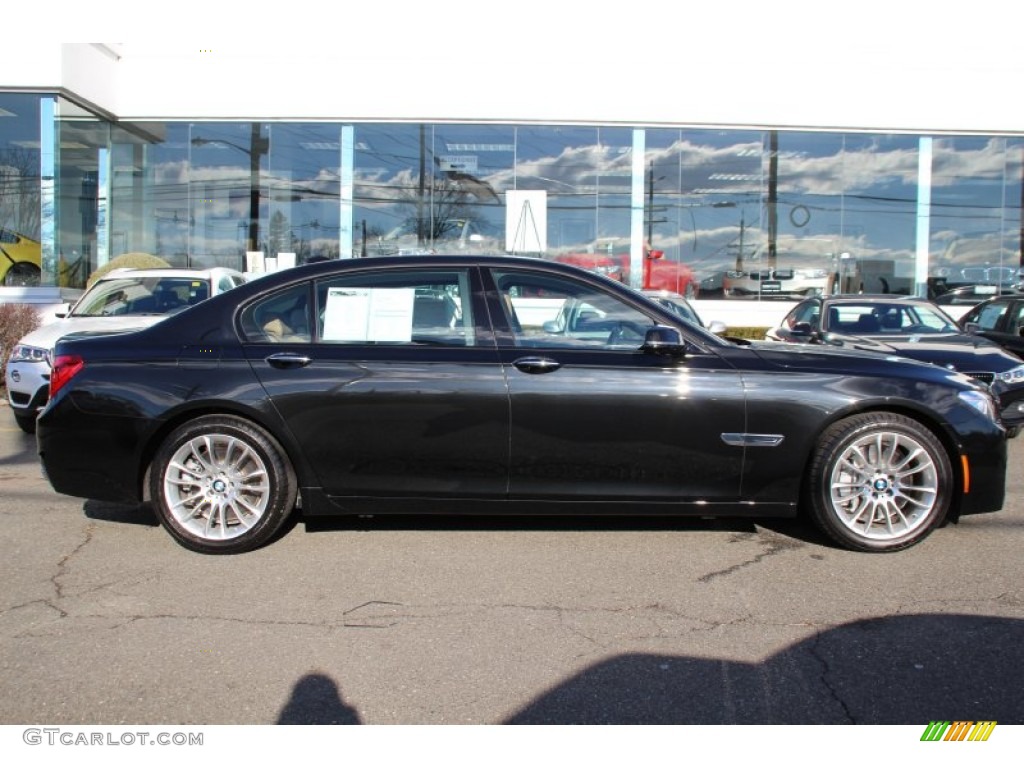 Black Sapphire Metallic 2014 BMW 7 Series 750Li xDrive Sedan Exterior Photo #100396151