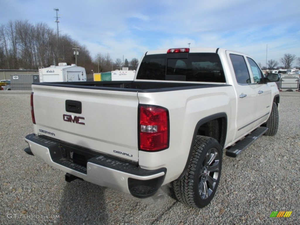 2015 Sierra 1500 Denali Crew Cab 4x4 - White Diamond Tricoat / Cocoa/Dune photo #34