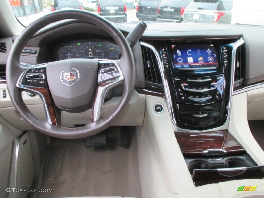 2015 Cadillac Escalade Premium 4WD Shale/Cocoa Dashboard Photo #100399373