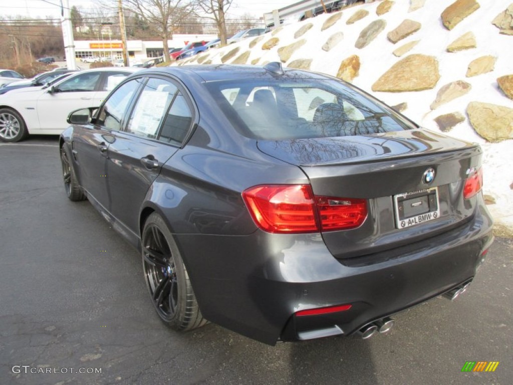 2015 M3 Sedan - Mineral Grey Metallic / Black photo #5