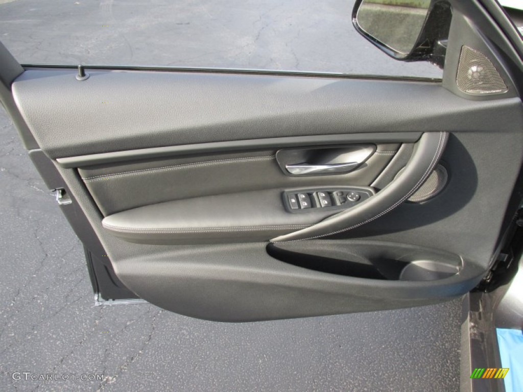 2015 BMW M3 Sedan Black Door Panel Photo #100403603