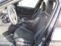 2015 BMW M3 Black Interior Front Seat Photo