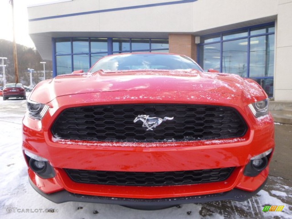 2015 Mustang EcoBoost Premium Coupe - Race Red / Ebony photo #3