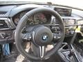 Black 2015 BMW M3 Sedan Steering Wheel
