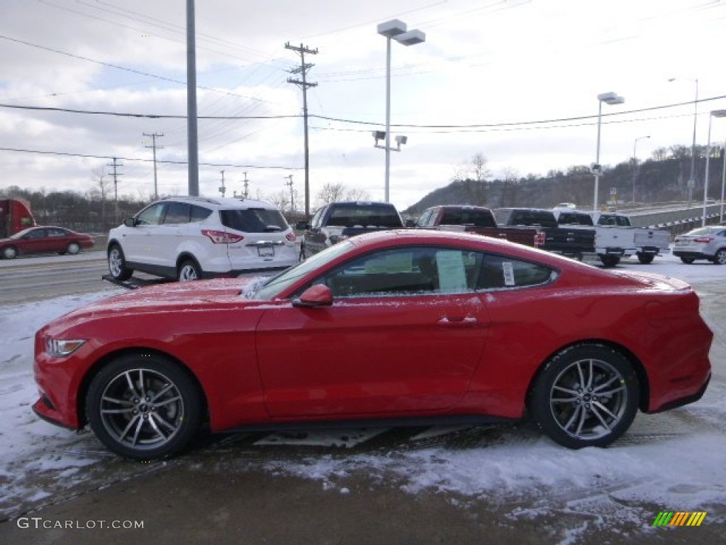 2015 Mustang EcoBoost Premium Coupe - Race Red / Ebony photo #5