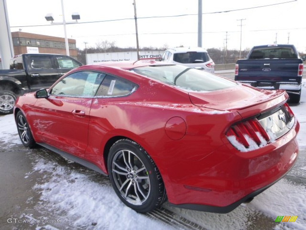 2015 Mustang EcoBoost Premium Coupe - Race Red / Ebony photo #6