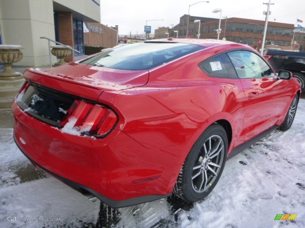 2015 Mustang EcoBoost Premium Coupe - Race Red / Ebony photo #8