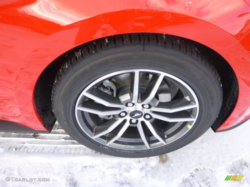 2015 Mustang EcoBoost Premium Coupe - Race Red / Ebony photo #9