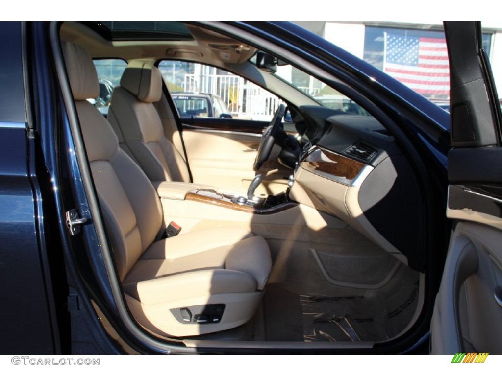 2012 5 Series 528i xDrive Sedan - Deep Sea Blue Metallic / Oyster/Black photo #29