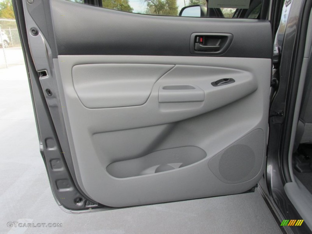 2015 Tacoma V6 PreRunner Double Cab - Magnetic Gray Metallic / Graphite photo #18