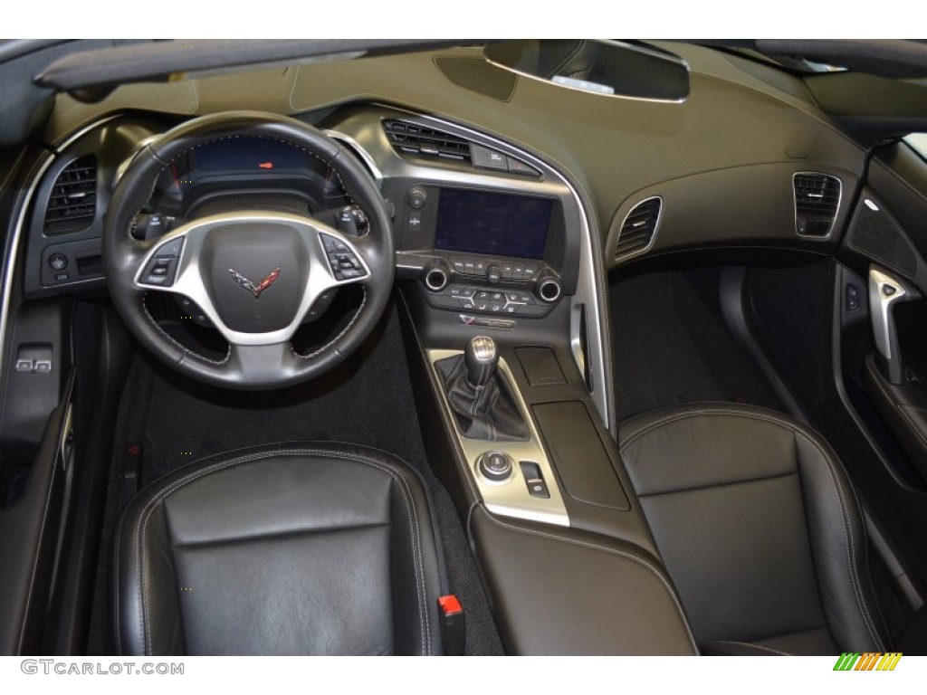 2014 Chevrolet Corvette Stingray Coupe Z51 Jet Black Dashboard Photo #100404998