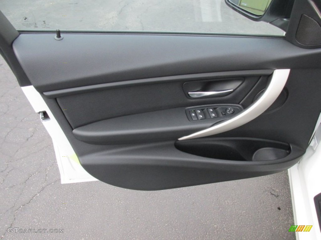 2015 3 Series 320i xDrive Sedan - Alpine White / Black photo #11