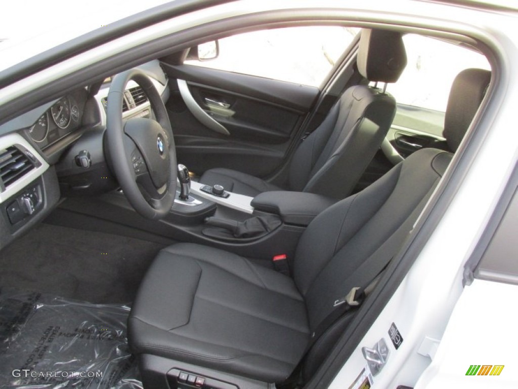 2015 3 Series 320i xDrive Sedan - Alpine White / Black photo #13