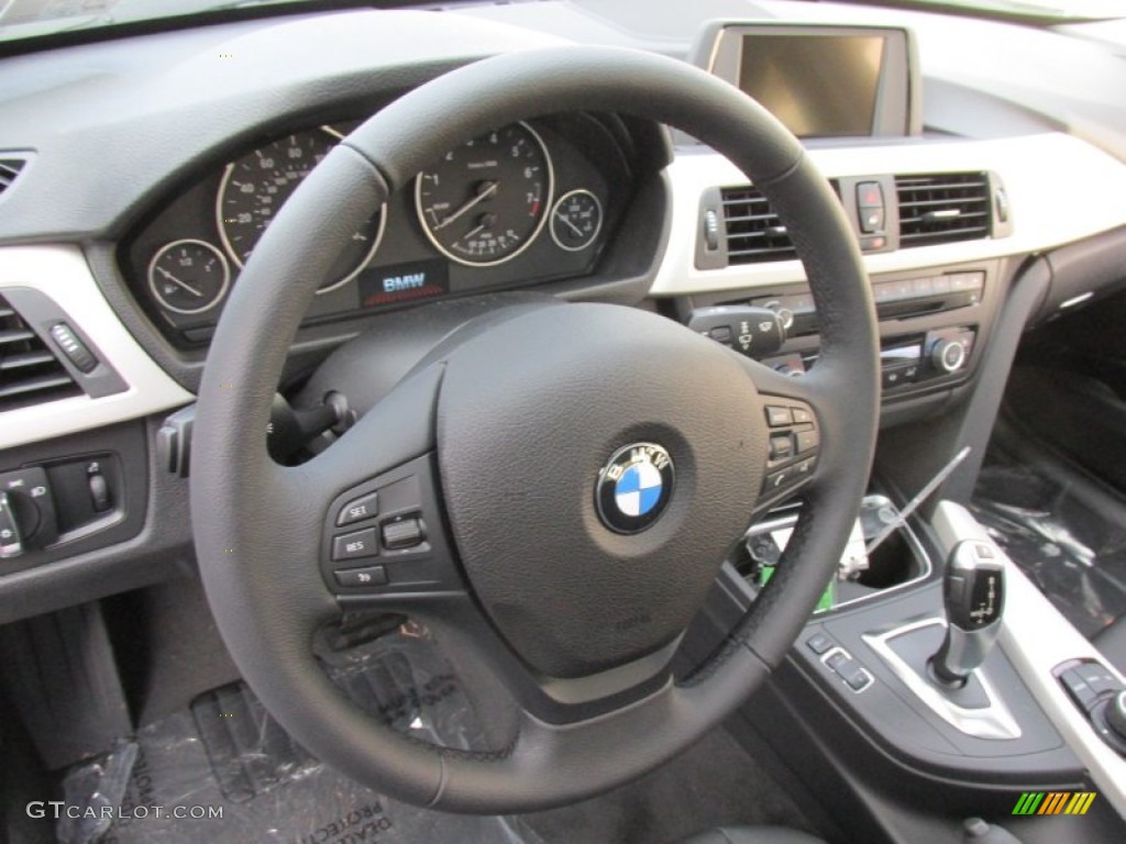 2015 3 Series 320i xDrive Sedan - Alpine White / Black photo #15