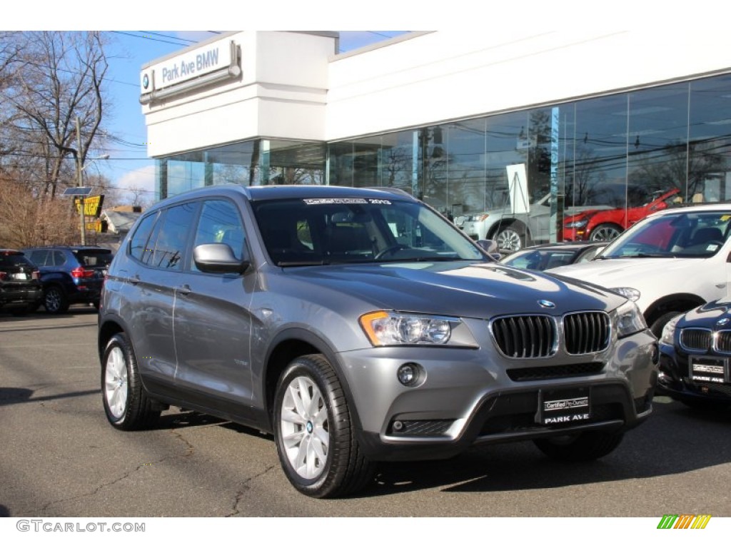2013 X3 xDrive 28i - Space Gray Metallic / Black photo #1