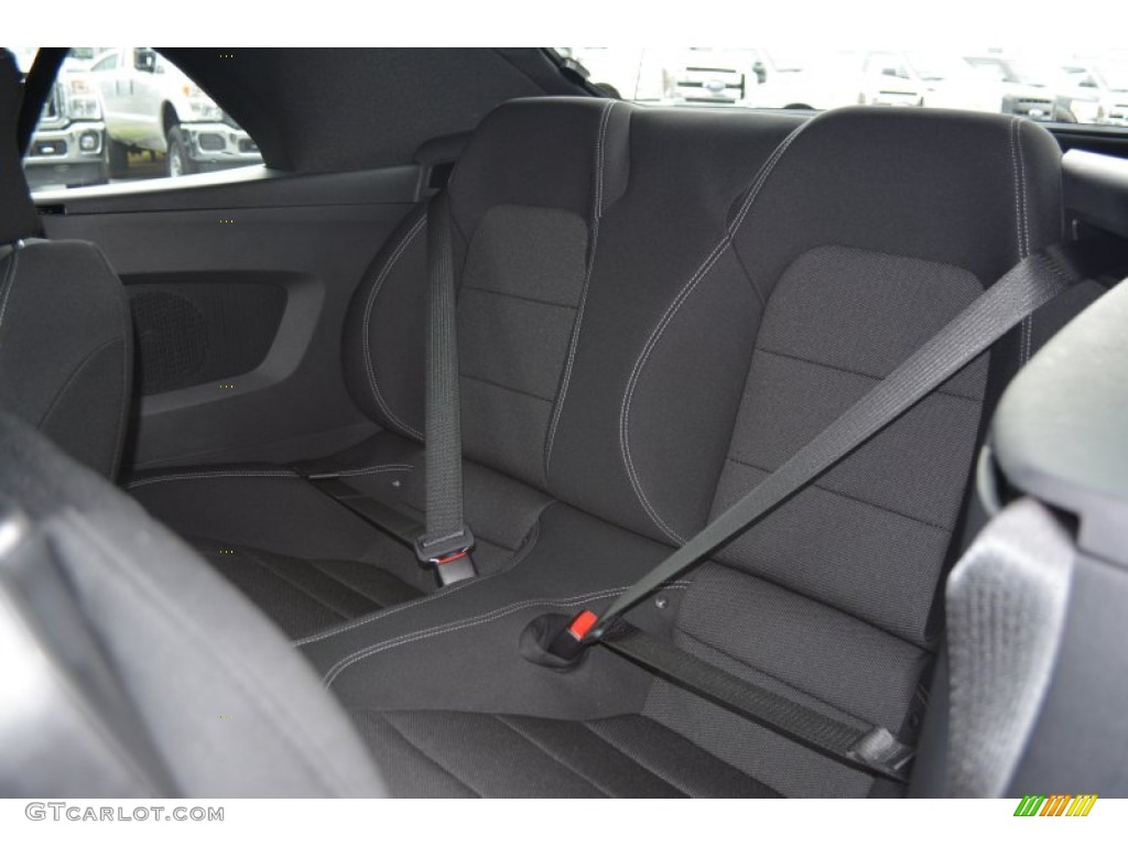 Ebony Interior 2015 Ford Mustang V6 Convertible Photo #100406392