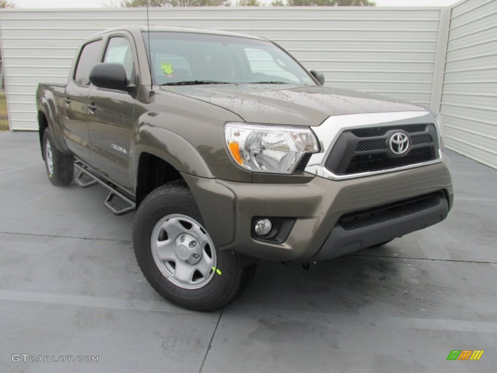 2015 Tacoma V6 Double Cab 4x4 - Pyrite Mica / Graphite photo #1