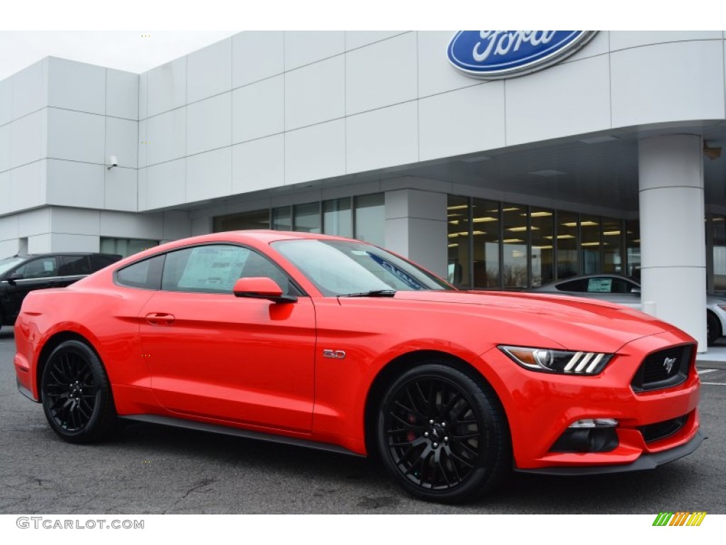 Race Red Ford Mustang