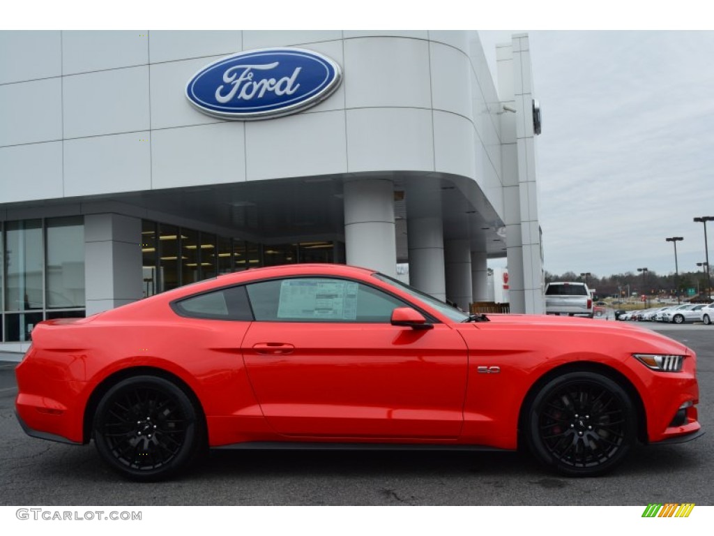 2015 Mustang GT Premium Coupe - Race Red / Ebony photo #2