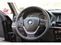 2015 BMW X3 Saddle Brown Interior Steering Wheel Photo