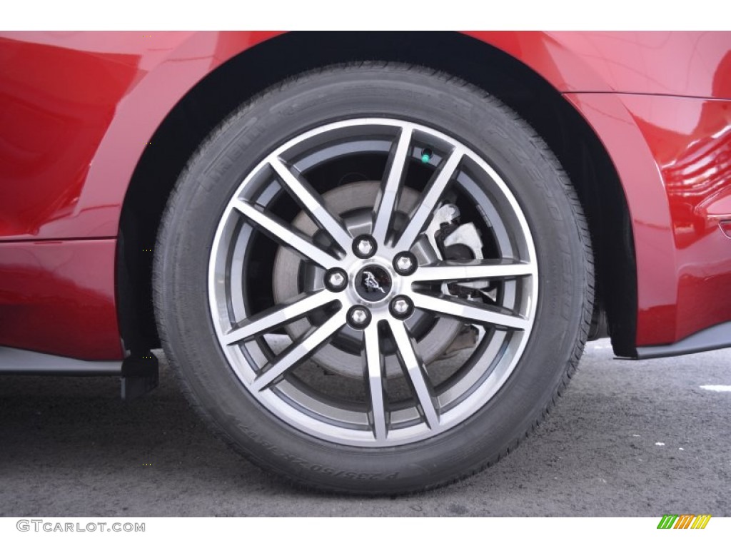 2015 Mustang GT Premium Coupe - Ruby Red Metallic / Ceramic photo #10