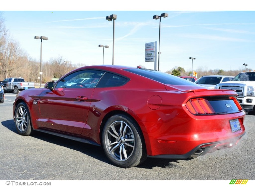 2015 Mustang GT Premium Coupe - Ruby Red Metallic / Ceramic photo #24