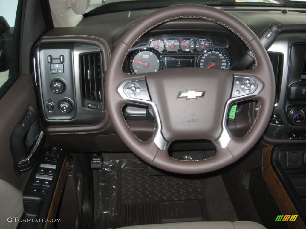 2015 Silverado 3500HD LTZ Crew Cab Dual Rear Wheel 4x4 - Deep Ruby Metallic / Cocoa/Dune photo #4