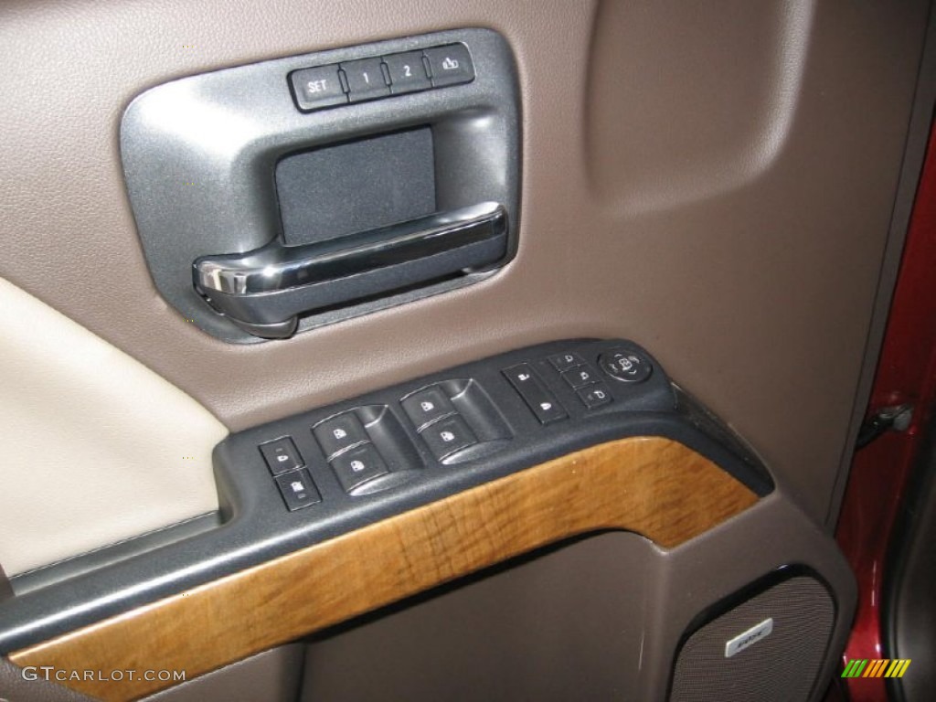 2015 Silverado 3500HD LTZ Crew Cab Dual Rear Wheel 4x4 - Deep Ruby Metallic / Cocoa/Dune photo #9
