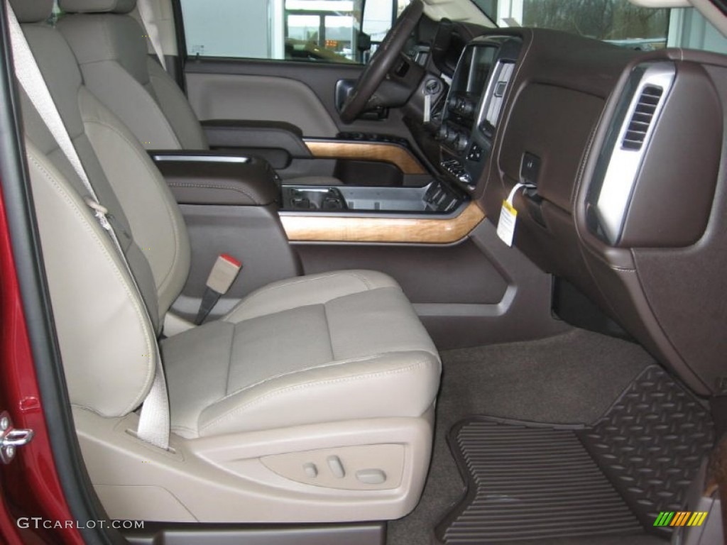 2015 Silverado 3500HD LTZ Crew Cab Dual Rear Wheel 4x4 - Deep Ruby Metallic / Cocoa/Dune photo #11