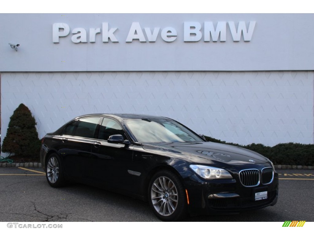 2013 7 Series 750Li xDrive Sedan - Black Sapphire Metallic / Black photo #1