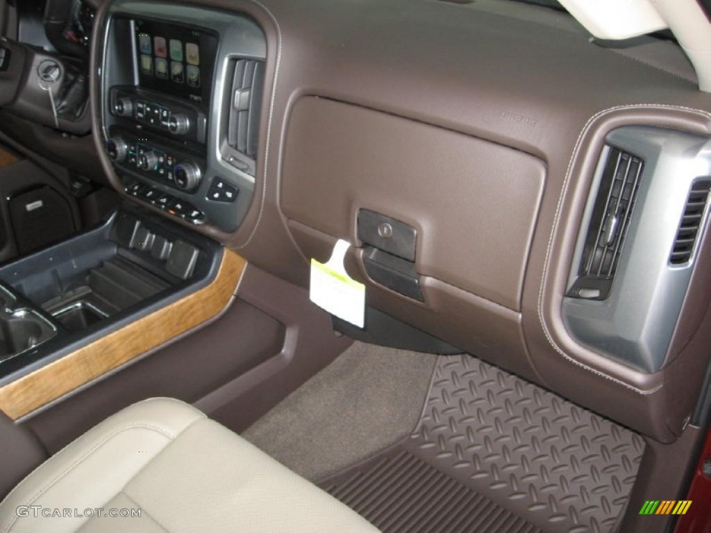 2015 Silverado 3500HD LTZ Crew Cab Dual Rear Wheel 4x4 - Deep Ruby Metallic / Cocoa/Dune photo #13
