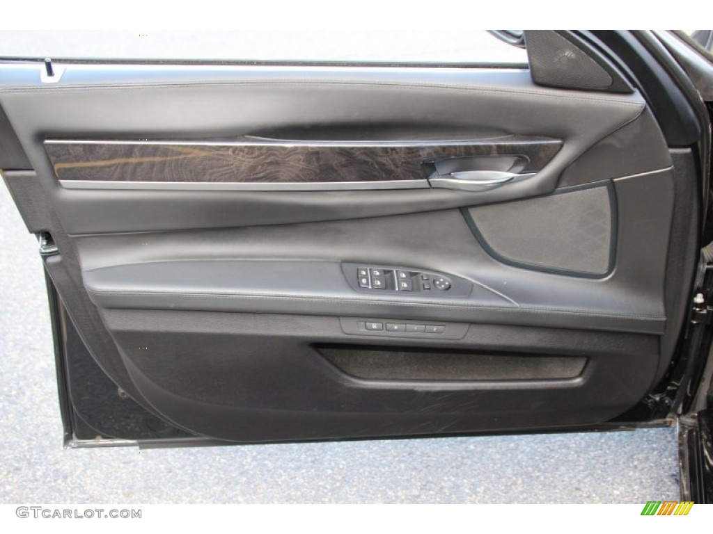 2013 7 Series 750Li xDrive Sedan - Black Sapphire Metallic / Black photo #6