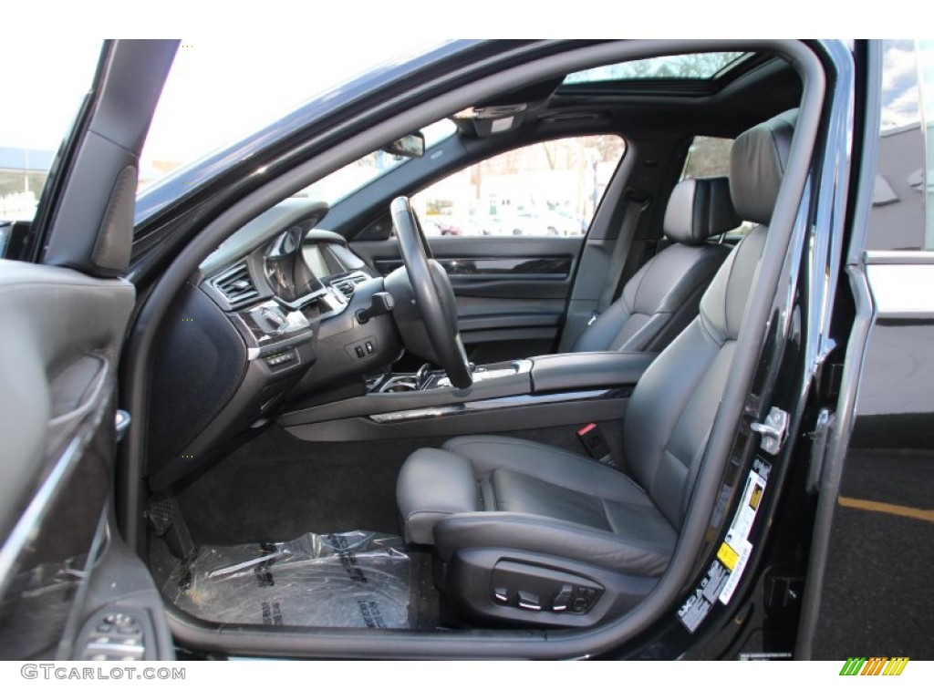 2013 7 Series 750Li xDrive Sedan - Black Sapphire Metallic / Black photo #9