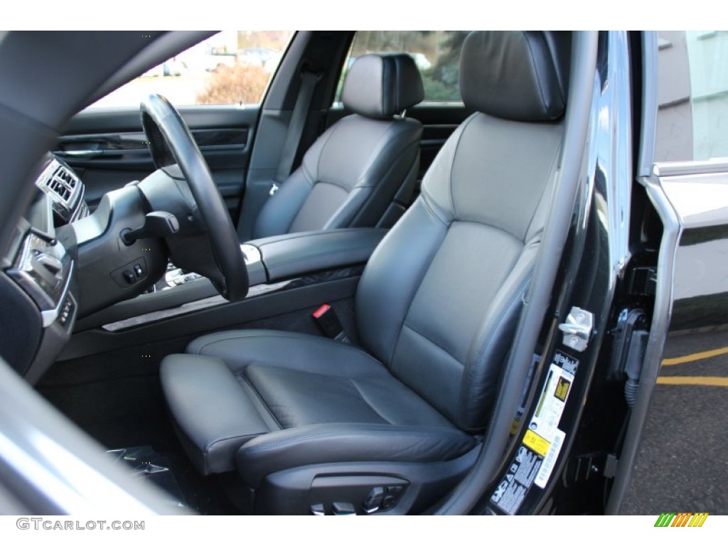 2013 7 Series 750Li xDrive Sedan - Black Sapphire Metallic / Black photo #11