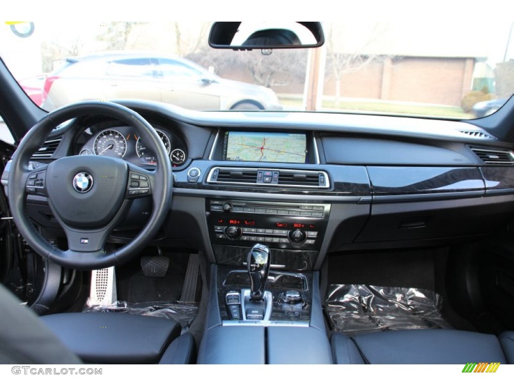 2013 7 Series 750Li xDrive Sedan - Black Sapphire Metallic / Black photo #13
