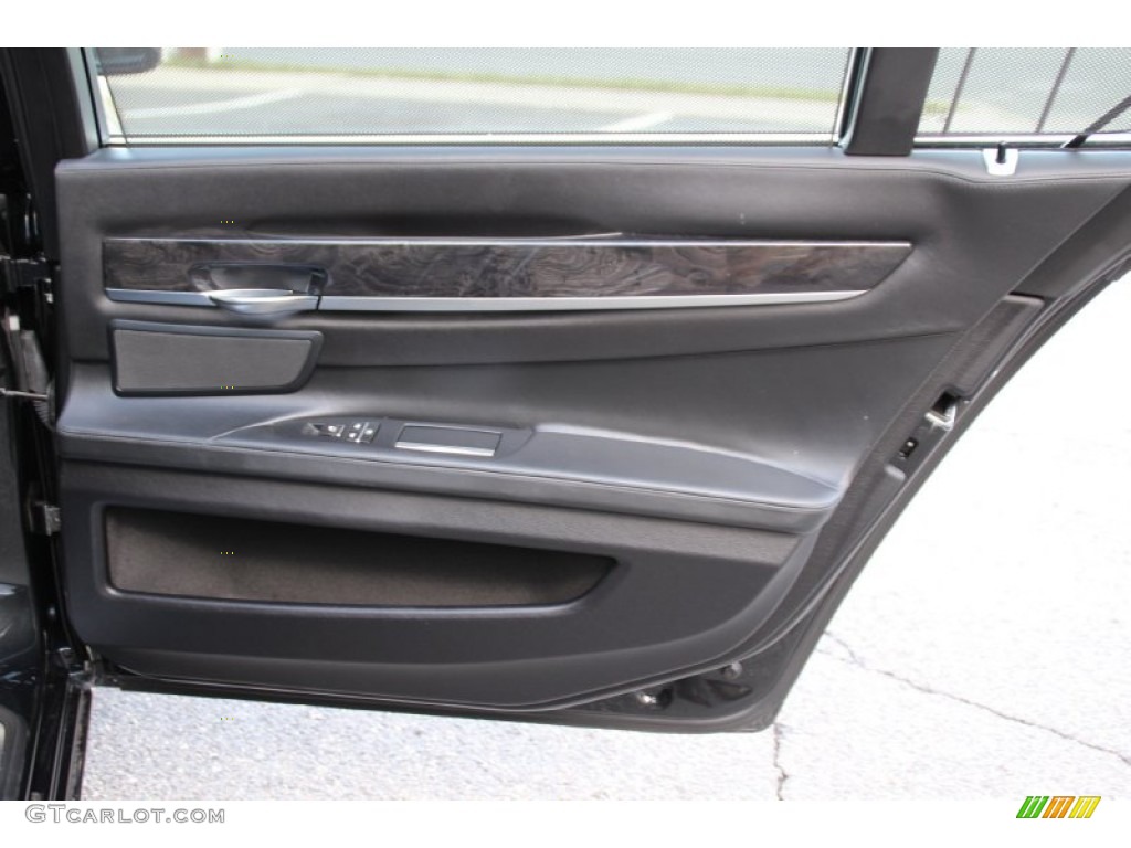 2013 7 Series 750Li xDrive Sedan - Black Sapphire Metallic / Black photo #22