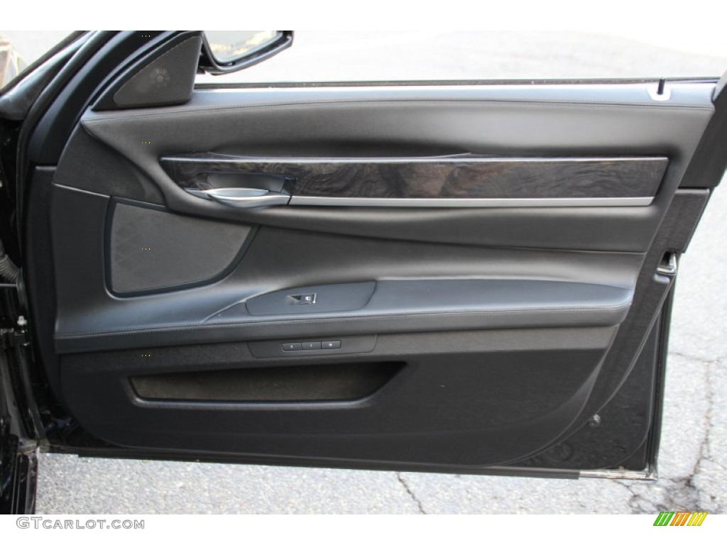 2013 7 Series 750Li xDrive Sedan - Black Sapphire Metallic / Black photo #23