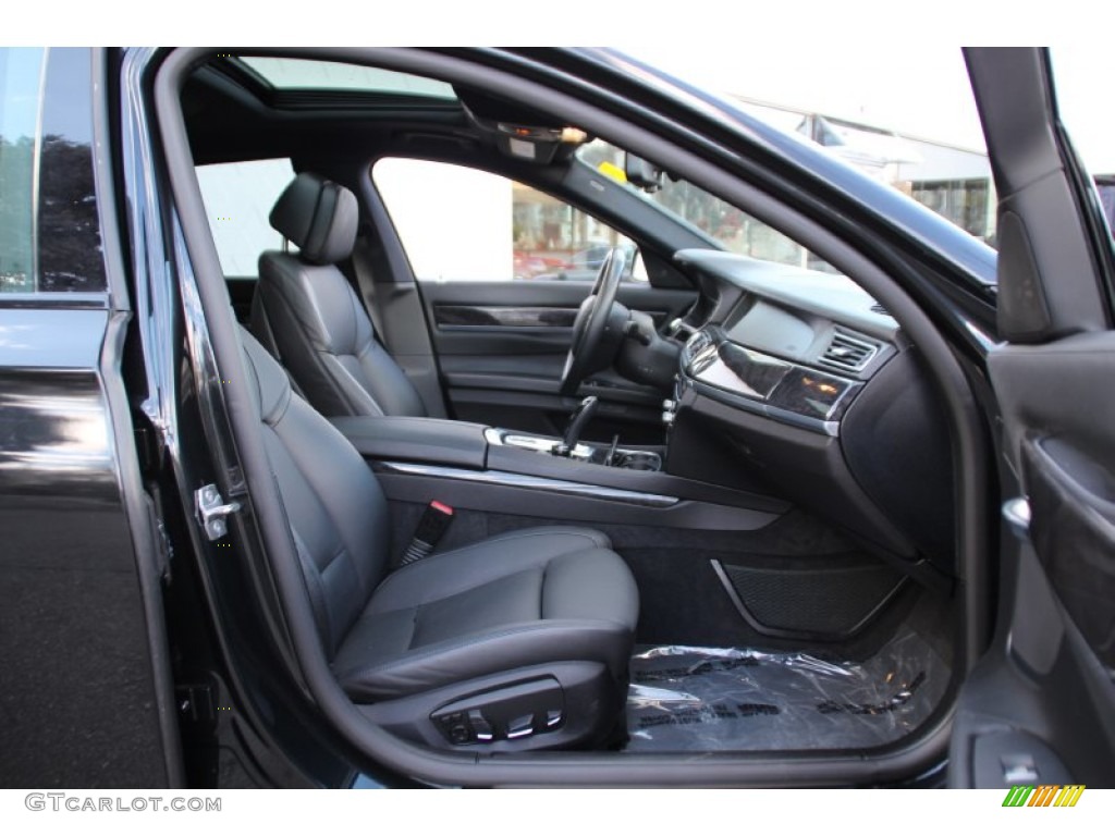 2013 7 Series 750Li xDrive Sedan - Black Sapphire Metallic / Black photo #25