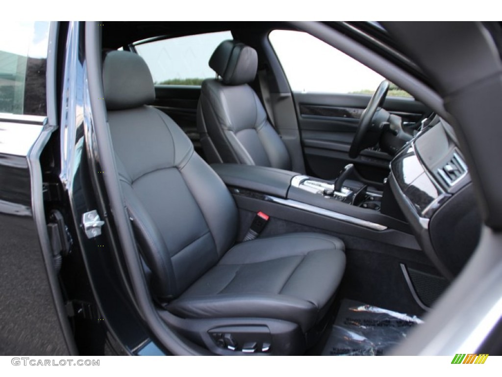 2013 7 Series 750Li xDrive Sedan - Black Sapphire Metallic / Black photo #26