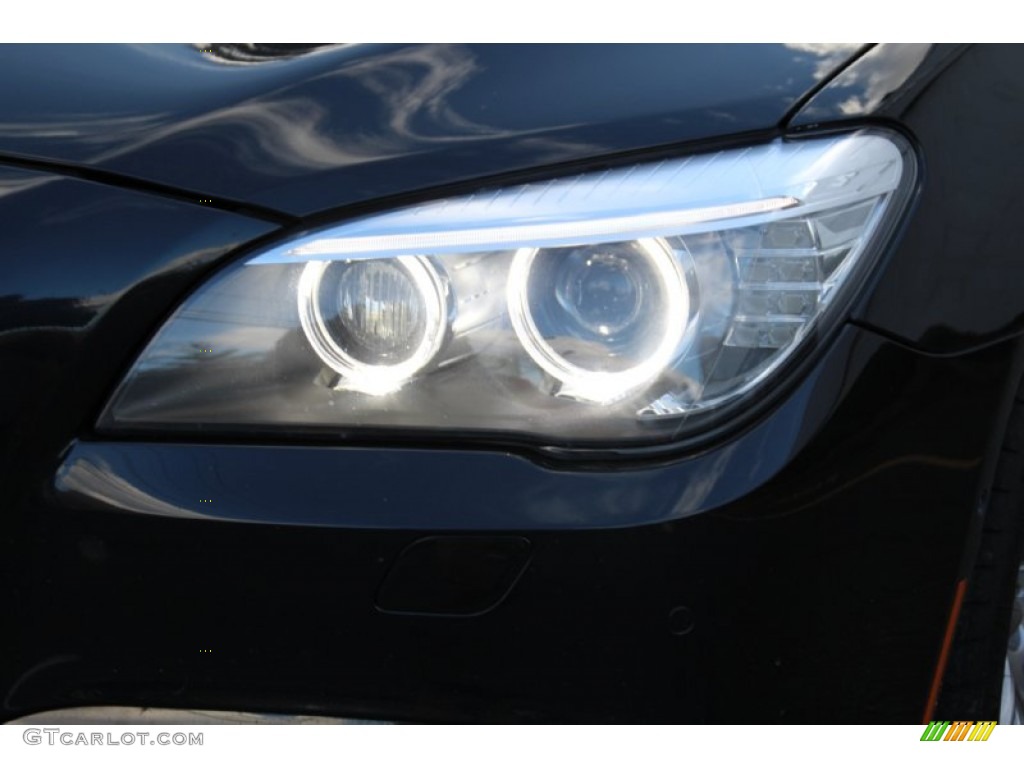 2013 7 Series 750Li xDrive Sedan - Black Sapphire Metallic / Black photo #28