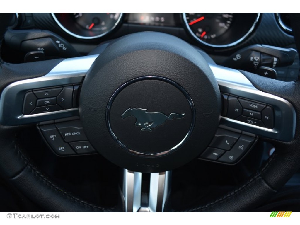 2015 Mustang V6 Coupe - Black / Ebony photo #15