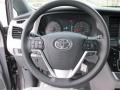 2015 Toyota Sienna Ash Interior Steering Wheel Photo