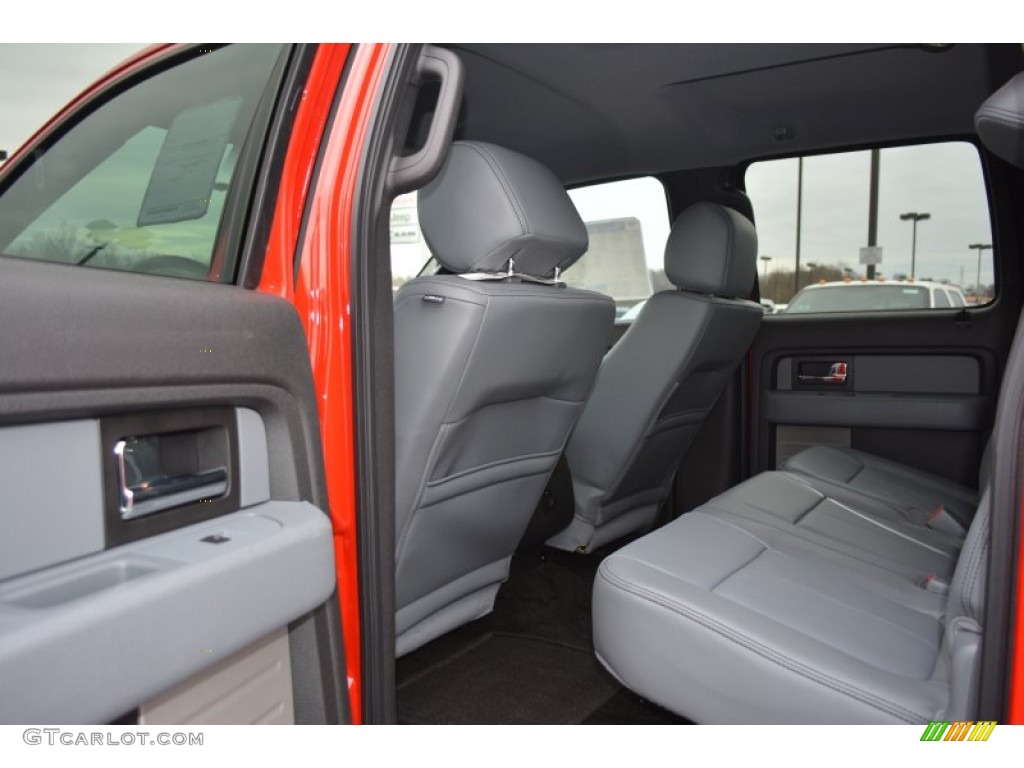 2014 Ford F150 XLT SuperCrew 4x4 Rear Seat Photo #100410629