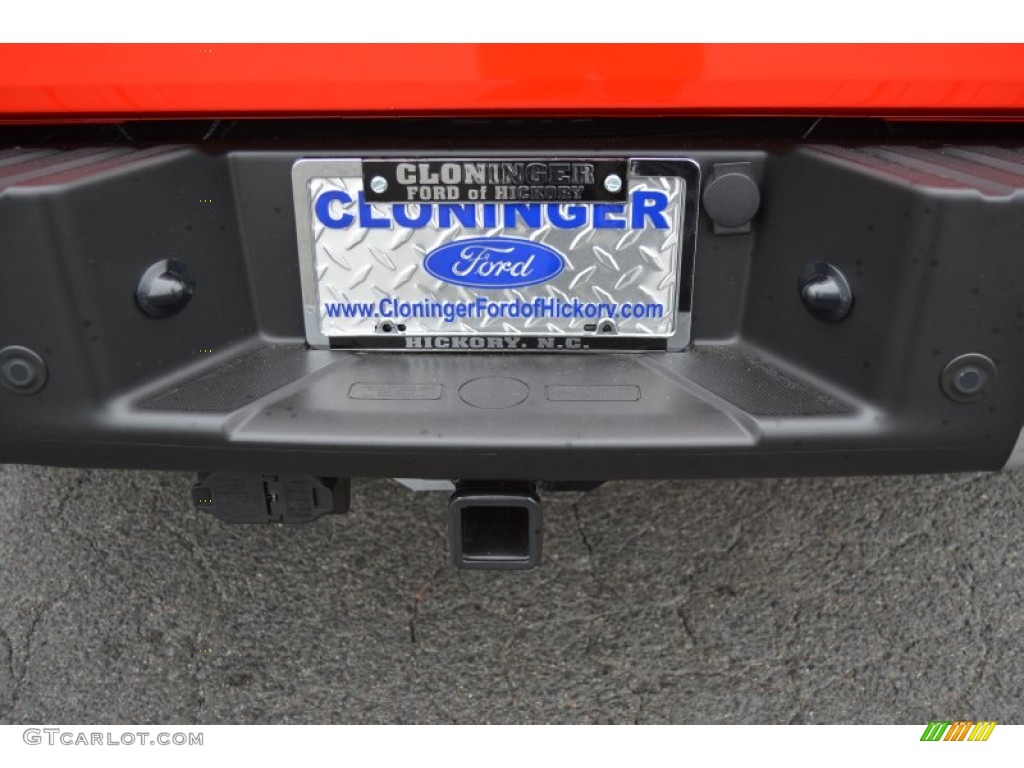 2014 F150 XLT SuperCrew 4x4 - Race Red / Steel Grey photo #11