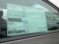 2015 Toyota Sienna L Window Sticker