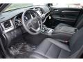 2015 Toyota Highlander Black Interior Prime Interior Photo