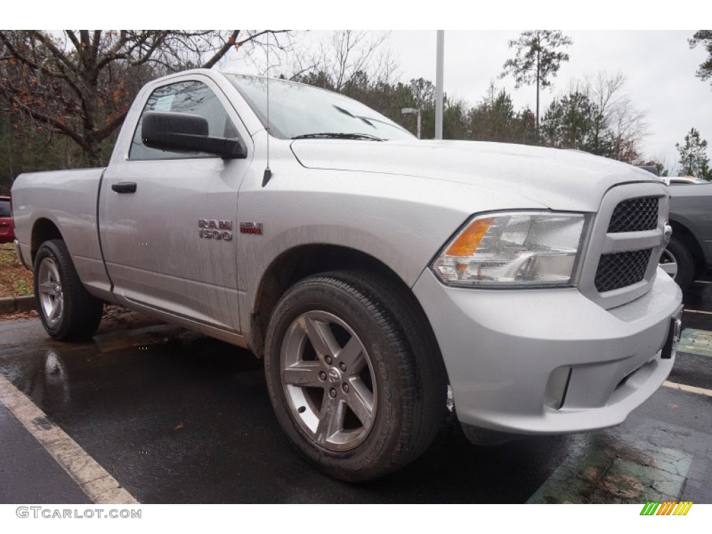 2014 1500 Tradesman Regular Cab - Bright Silver Metallic / Black/Diesel Gray photo #4