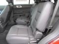 2015 Ford Explorer Charcoal Black Interior Rear Seat Photo